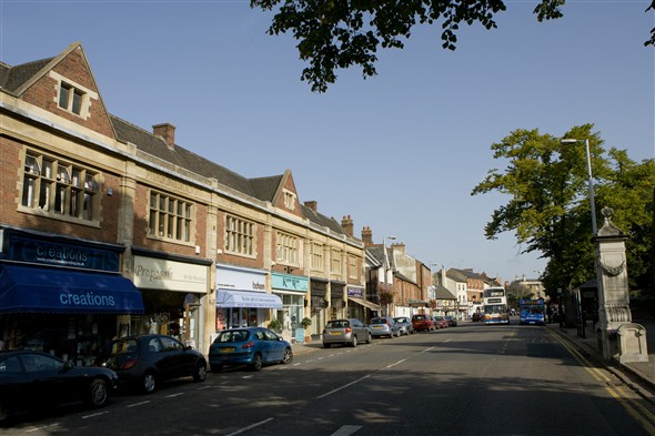 Photo:Sheep Street, looking towards the town centre
