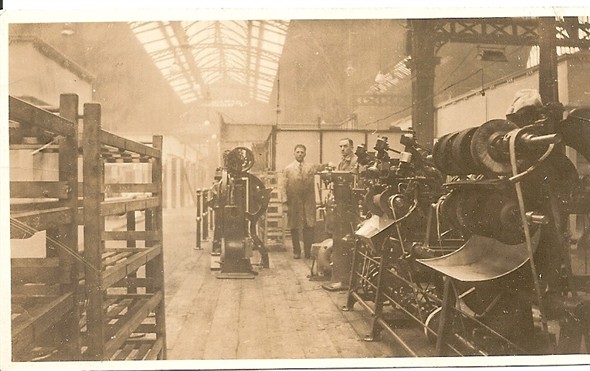 Photo:Inside the factory of Whitfield, Hodgson & Brough